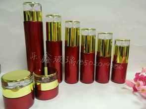 广州乐鑫玻璃制品厂 专业供应高档透明化妆品瓶子